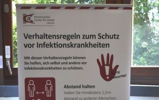Gesundheitsschutz im KCA-Jobcenter